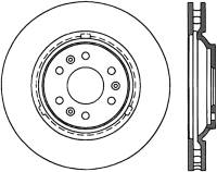 StopTech Sport Cryo Drilled/Slotted Brake Rotor Front Left 127.62082CL