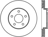 StopTech Sport Cryo Drilled/Slotted Brake Rotor Front Right 127.62104CR