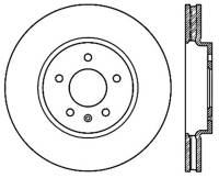 StopTech Sport Cryo Drilled/Slotted Brake Rotor Rear Right 127.62117CR