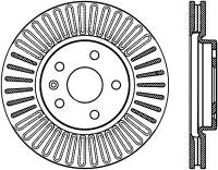 Stoptech 10-15 Chevy Camaro Sport Cryo-Treated Cross Drilled & Slotted Rotor - Front Left - 127.62120CL