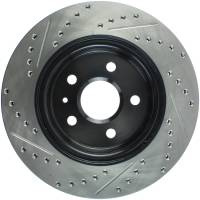 Stoptech - StopTech Sport Drilled/Slotted Brake Rotor Rear Left 127.62127L - Image 2