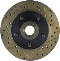 StopTech Sport Drilled/Slotted Brake Rotor Front and Rear Left 127.63010L