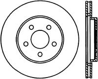 StopTech Sport Cryo Drilled/Slotted Brake Rotor Front Left 127.63039CL