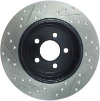 Stoptech - StopTech 05-13 Chrysler300/300C / 09-12 Dodge Challenger Rear Left Drilled & Slotted Rotor - 127.63060L - Image 2