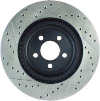 Stoptech - StopTech 05-09 Chrysler 300 (5.7L V8 exc SRT-8) Front Left Slotted & Drilled Rotor - 127.63061L - Image 2