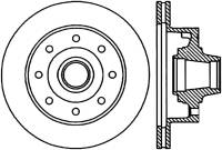 StopTech Sport Cryo Drilled/Slotted Brake Rotor Front Left 127.65046CL