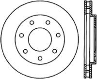 StopTech Sport Cryo Drilled/Slotted Brake Rotor Front Left 127.65062CL