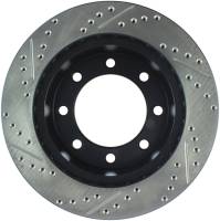 Stoptech - StopTech 00-05 Ford Excursion 4WD / 99-04 F250/F350 Pickup Front Slotted & Drilled Left Rotor - 127.65086L - Image 2