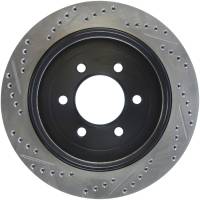 Stoptech - StopTech Sport Drilled/Slotted Brake Rotor Rear Left 127.65095L - Image 2