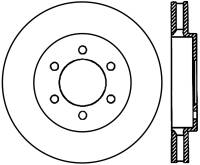 StopTech Sport Cryo Drilled/Slotted Brake Rotor Front Left 127.65100CL