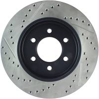 Stoptech - StopTech Sport Drilled/Slotted Brake Rotor Front Left 127.65100L - Image 2