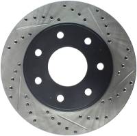 Stoptech - StopTech Sport Drilled/Slotted Brake Rotor Front Left 127.65101L - Image 1