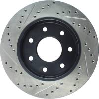 Stoptech - StopTech Sport Drilled/Slotted Brake Rotor Front Left 127.65101L - Image 2