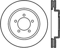 StopTech Sport Cryo Drilled/Slotted Brake Rotor Front Left 127.65118CL