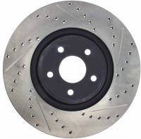 Stoptech - StopTech 14+ Ford Focus ST w/ 335mm Brakes Front Left Slotted & Drilled Rotor - 127.65146L - Image 1