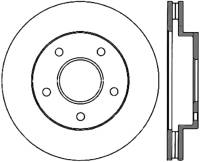 StopTech Sport Cryo Drilled/Slotted Brake Rotor Front and Rear Left 127.66006CL