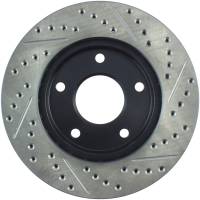 Stoptech - StopTech Sport Drilled/Slotted Brake Rotor Front and Rear Right 127.66006R - Image 2