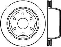 StopTech Sport Cryo Drilled/Slotted Brake Rotor Rear Right 127.66045CR