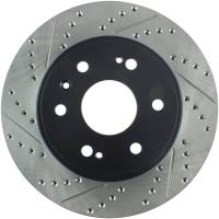 Stoptech - StopTech 05-10 GMC Sierra 1500 (w Rear Drum) / 07-09 GMC Yukon Front Right Slotted & Drilled Rotor - 127.66057R - Image 1