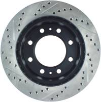 Stoptech - StopTech 01-09 Chevrolet Silverado 2500HD 3500 Front Left Slotted & Drilled Rotor - 127.66059L - Image 2