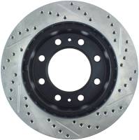 Stoptech - StopTech 01-09 Chevrolet Silverado 2500HD 3500 Front Right Slotted & Drilled Rotor - 127.66059R - Image 2