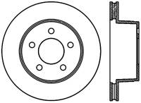 StopTech Sport Cryo Drilled/Slotted Brake Rotor Front Left 127.67022CL