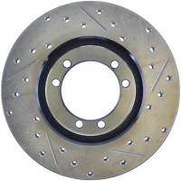 Stoptech - StopTech Sport Drilled/Slotted Brake Rotor Front and Rear Right 127.67033R - Image 2