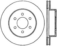 StopTech Sport Cryo Drilled/Slotted Brake Rotor Front Left 127.67038CL