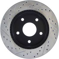 Stoptech - StopTech Sport Drilled/Slotted Brake Rotor Front Left 127.67048L - Image 2