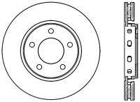 StopTech Sport Cryo Drilled/Slotted Brake Rotor Front Left 127.67049CL