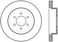 StopTech Sport Cryo Drilled/Slotted Brake Rotor Front Left 127.67057CL