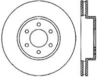 StopTech Sport Drilled/Slotted Brake Rotor Front Left 127.67059L