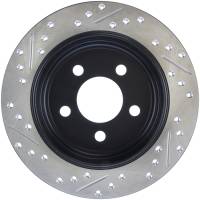 Stoptech - StopTech Sport Drilled/Slotted Brake Rotor Rear Left 127.67063L - Image 2