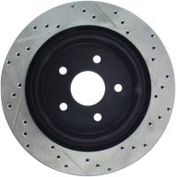 Stoptech - StopTech Sport Drilled/Slotted Brake Rotor Rear Right 127.67066R - Image 2