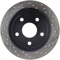 Stoptech - StopTech Power Slot 07-13 Jeep Wrangler Rear Left Drilled & Slotted Rotor - 127.67067L - Image 1