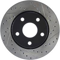 Stoptech - StopTech 07-13 Jeep Wrangler Slotted & Drilled Left Front Rotor - 127.67068L - Image 1