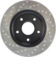 StopTech - StopTech Sport Drilled/Slotted Brake Rotor Rear Left 127.67071L - Image 2