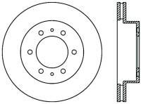 StopTech Sport Drilled/Slotted Brake Rotor Front Left 127.69001L