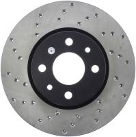 StopTech Sport Cross Drilled Brake Rotor; Front Right