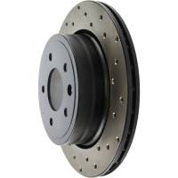 StopTech - StopTech Sport Cryo Cross Drilled Brake Rotor; Rear Left - Image 5