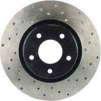 StopTech - StopTech Sport Cryo Cross Drilled Brake Rotor; Front Left - Image 4