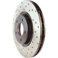 StopTech - StopTech Sport Cryo Cross Drilled Brake Rotor; Front Right - Image 4