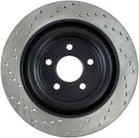 StopTech - StopTech Sport Cross Drilled Brake Rotor; Rear Left - Image 2