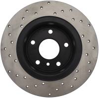 StopTech - StopTech Sport Cross Drilled Brake Rotor; Rear Left - Image 2