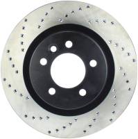 StopTech Sport Cross Drilled Brake Rotor; Front Right