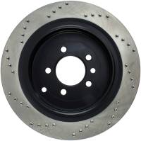 StopTech - StopTech Sport Cross Drilled Brake Rotor; Rear Left - Image 2