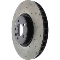 StopTech - StopTech Sport Cryo Cross Drilled Brake Rotor; Rear Right - Image 5