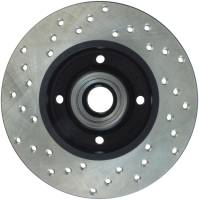 StopTech - StopTech Sport Cross Drilled Brake Rotor; Rear Left - Image 2