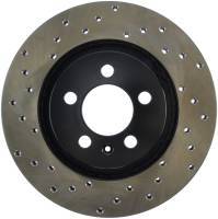 StopTech Sport Cross Drilled Brake Rotor; Front Right