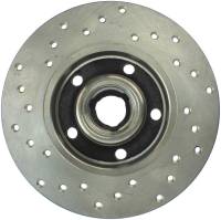 StopTech - StopTech Sport Cross Drilled Brake Rotor; Rear Left - Image 2